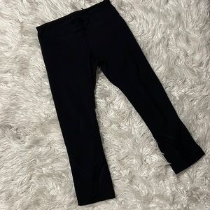 Lululemon Solid Black Run Inspire Leggings